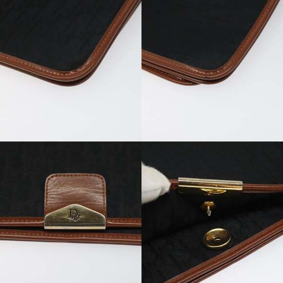 DIOR Trotter Canvas Shoulder Bag Black - Picture 10 of 12